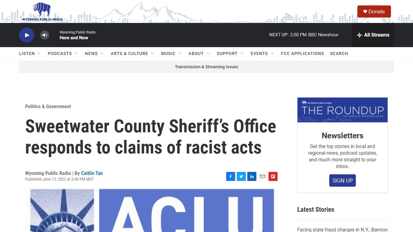 Sweetwater County Sheriff’s Office responds to claims of racist acts ...